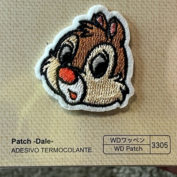 Disney Dale Chipmunk Iron-On Embroidered Patch Small Wappen Officially Licensed - Picture 4 of 6
